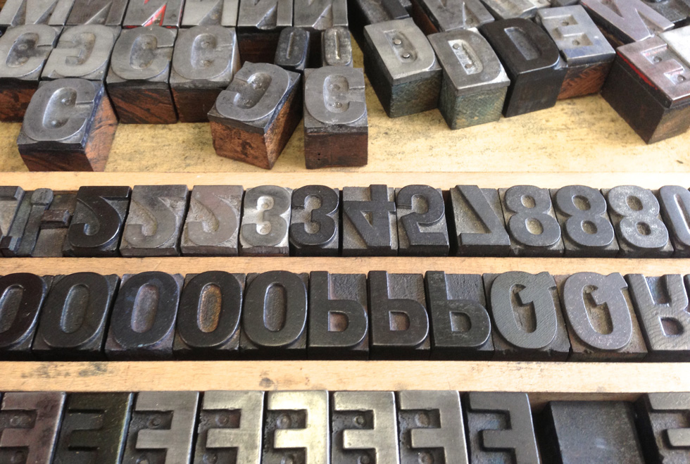 Next up, wood type posters