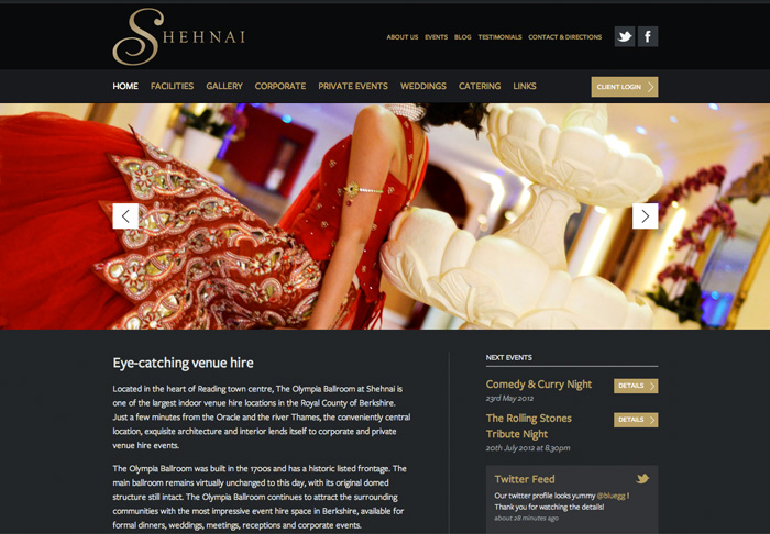 New Shehnai Homepage