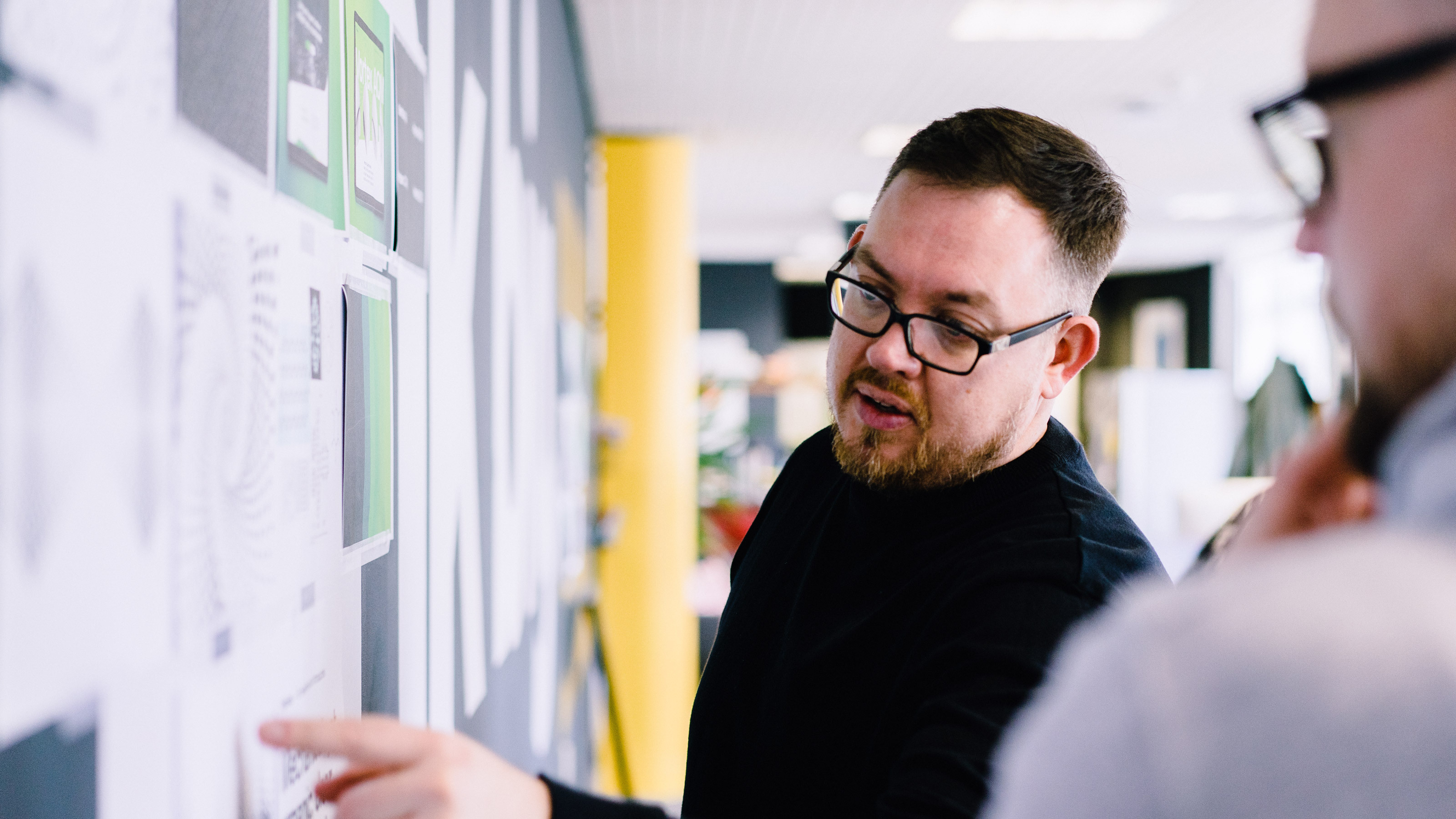 Designers working on brand strategy