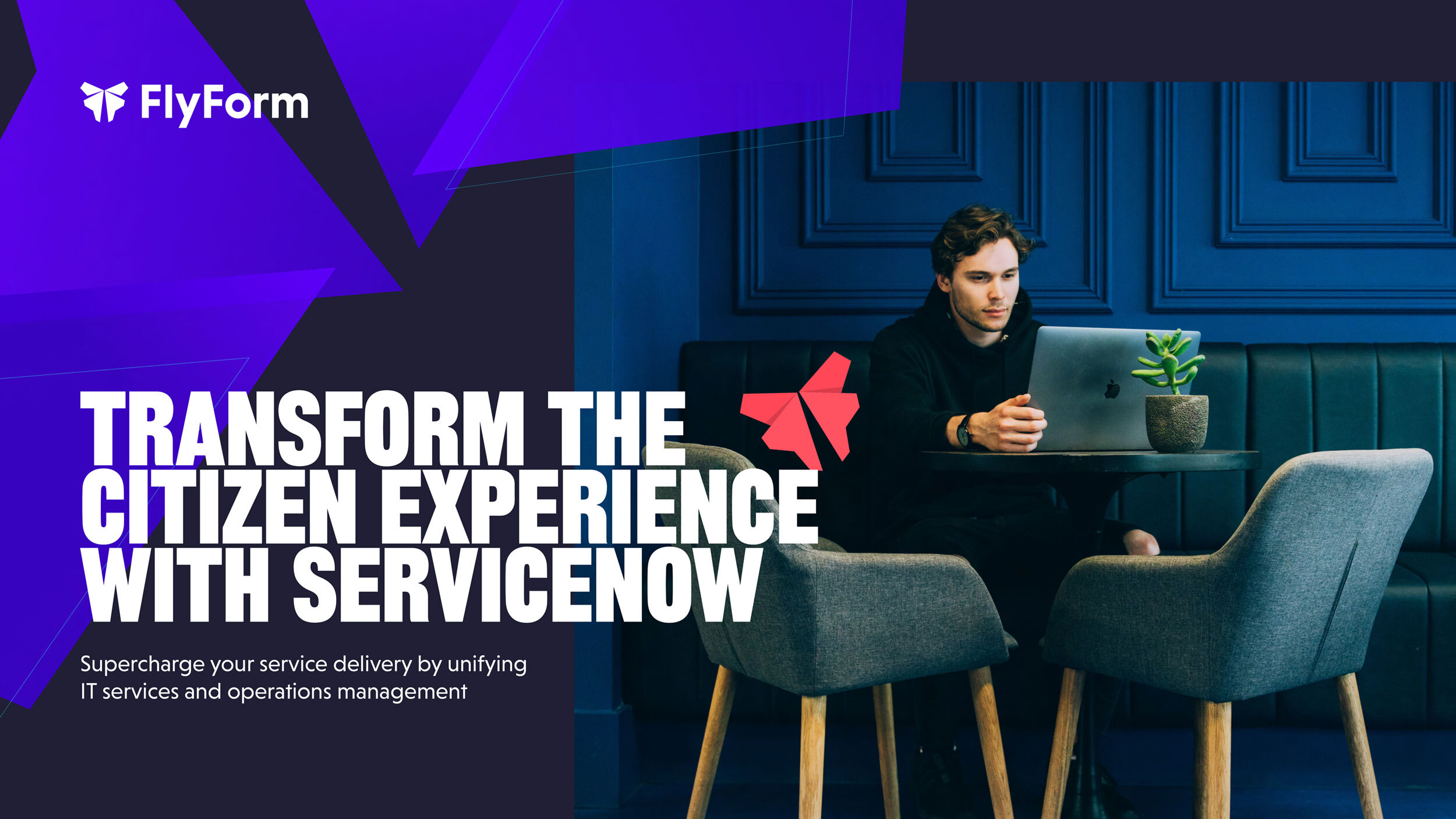 A brochure cover for FlyForm