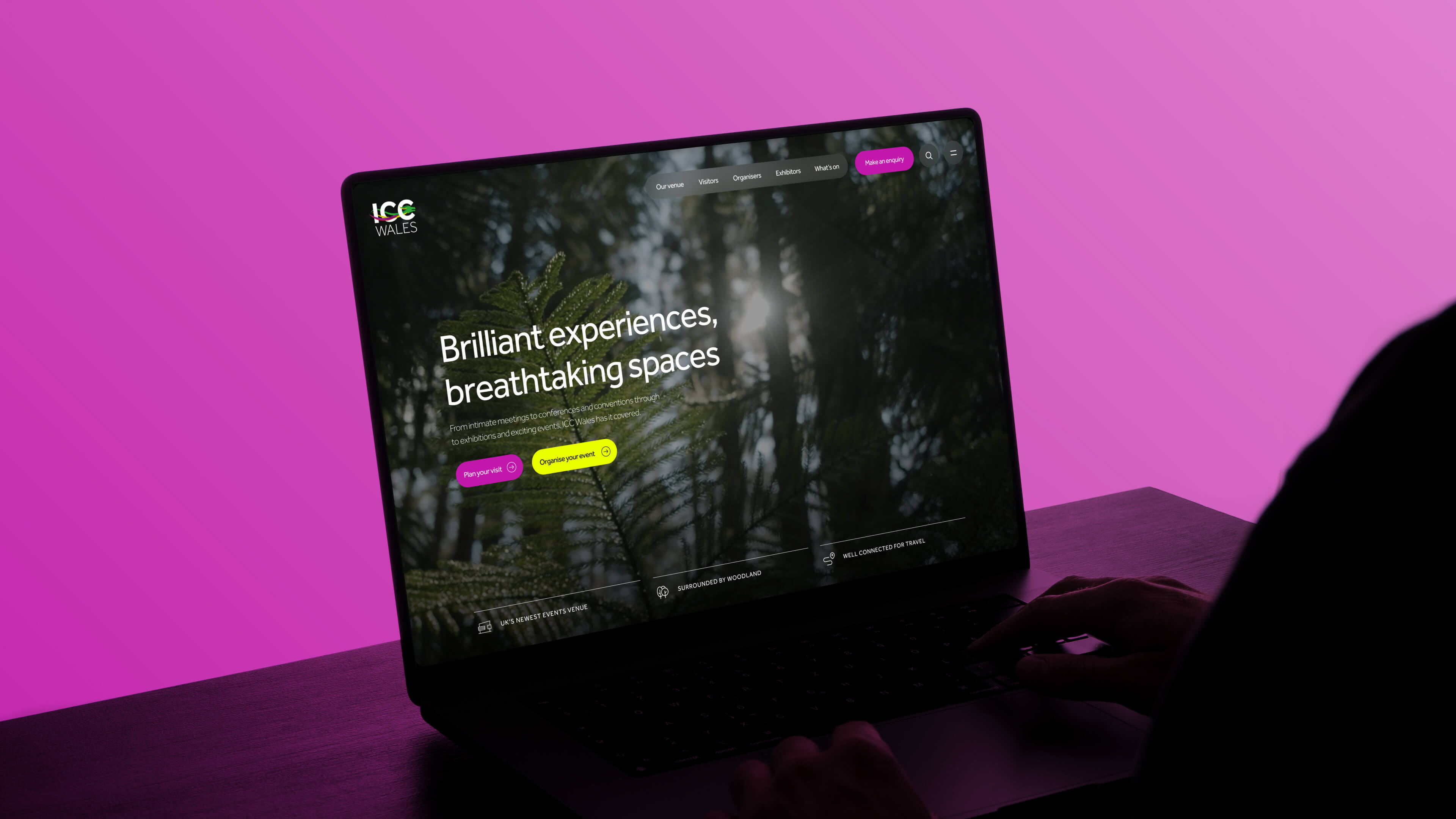 icc wales website homepage