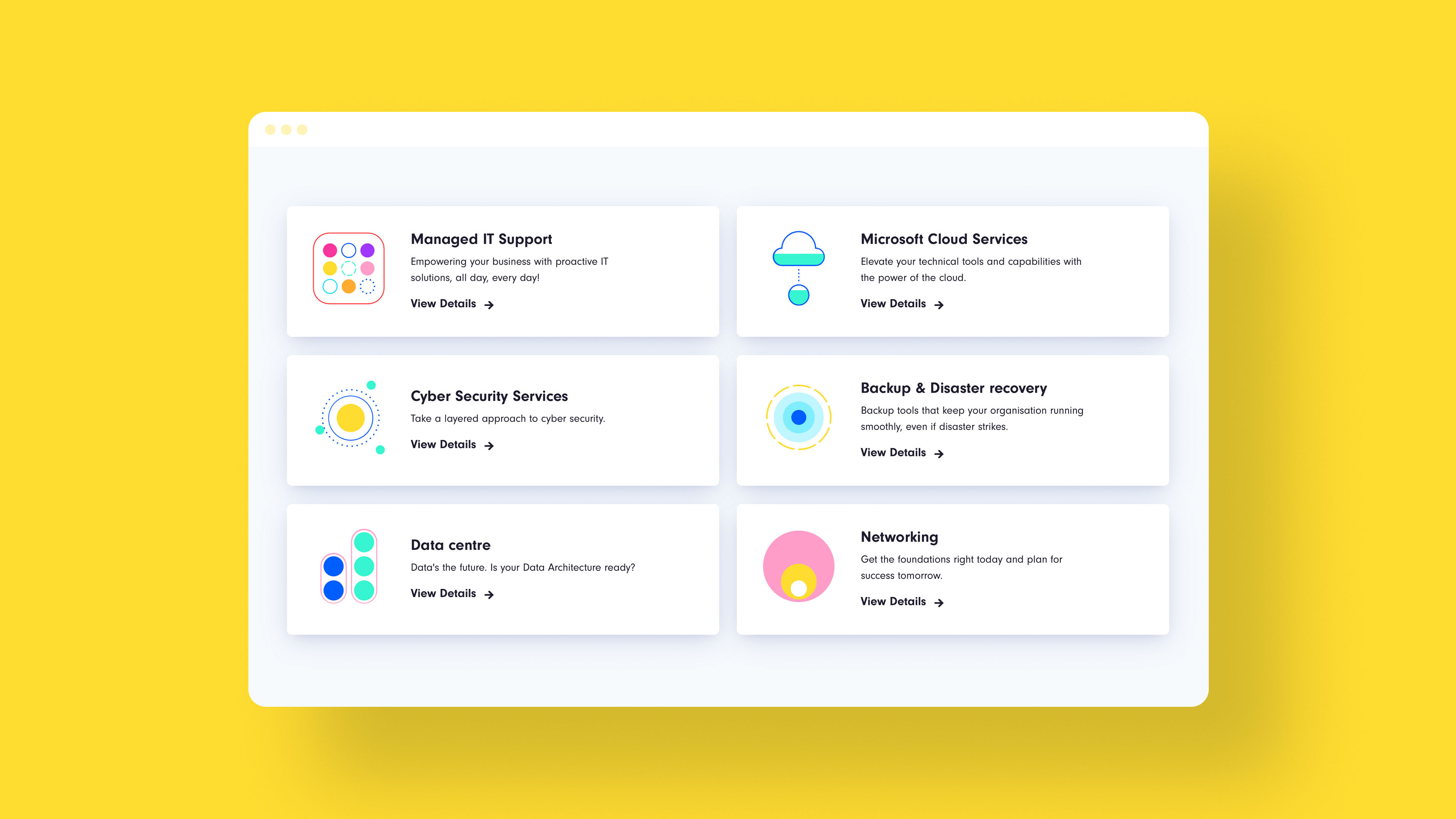 A screenshot of the Circle website using the landing page pattern