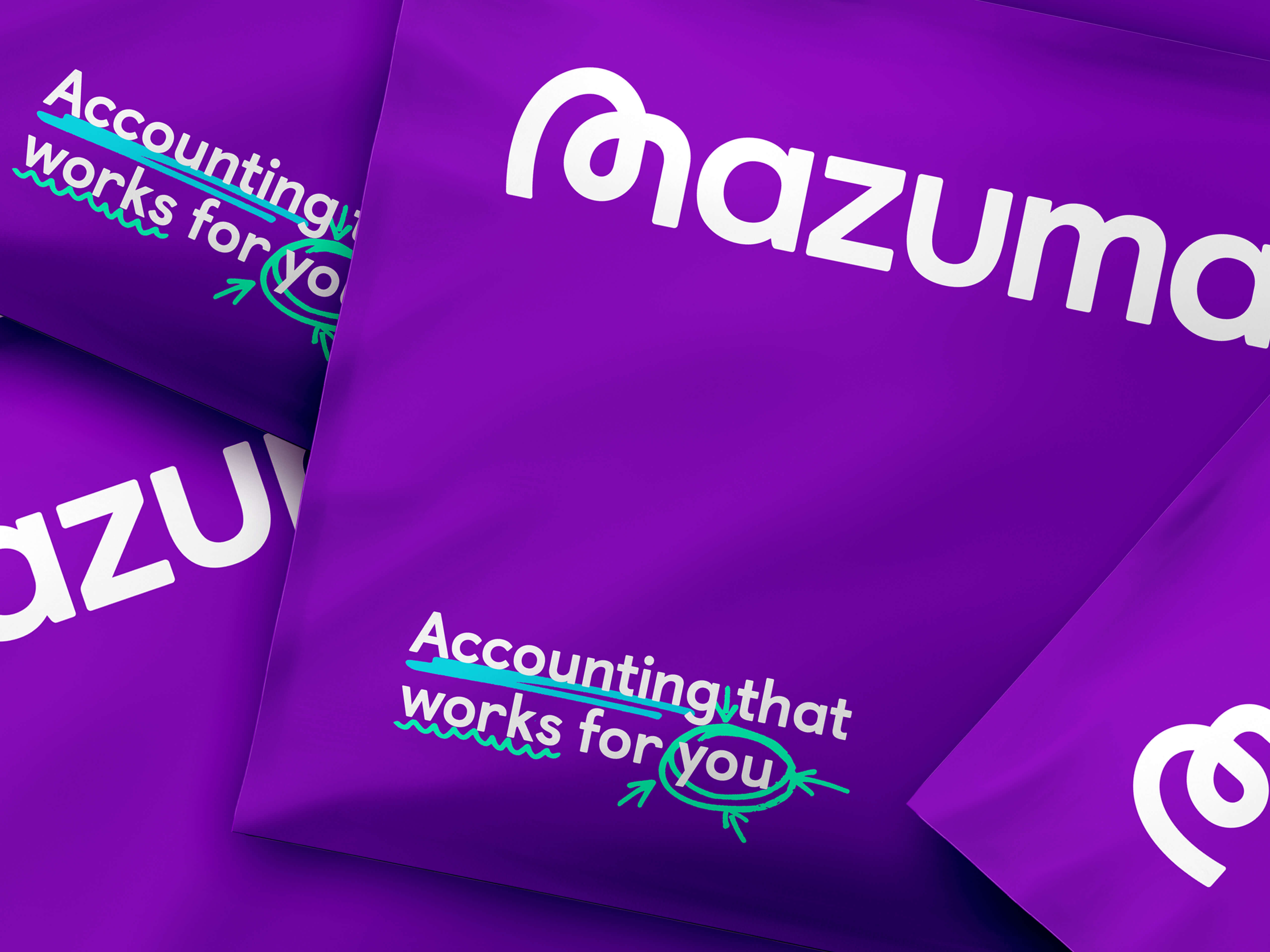mazuma packaging in purple