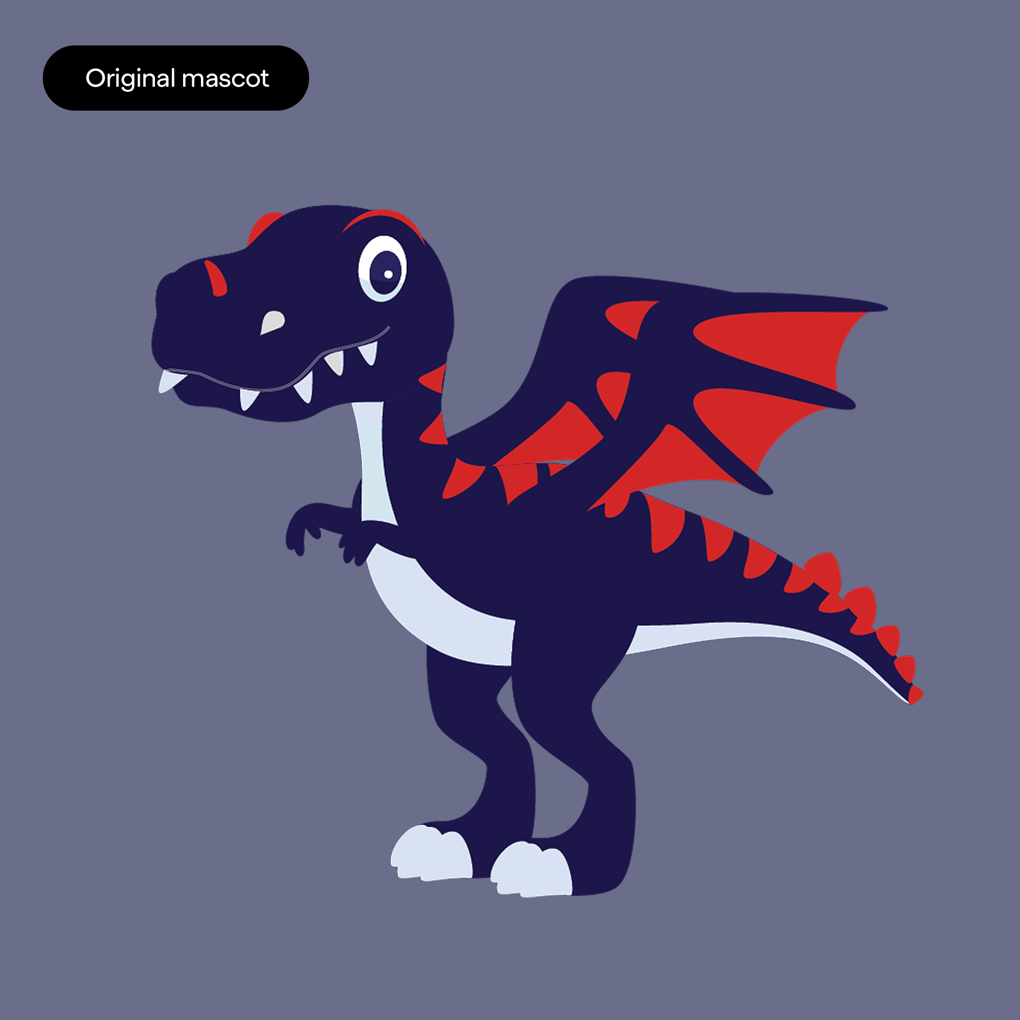 Zappy original illustrated mascot